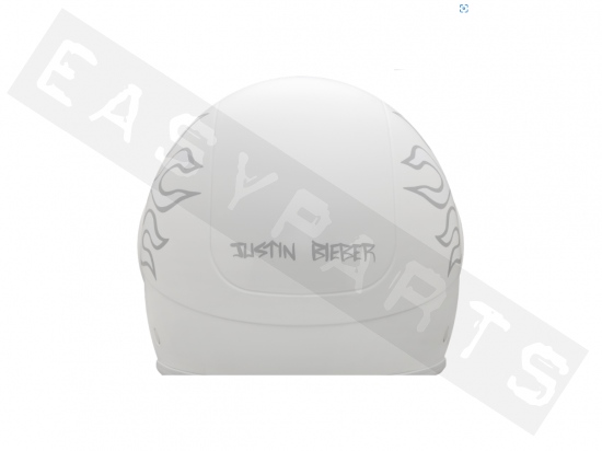 Casque Demi Jet VESPA Justin Bieber x Vespa Edition spéciale (visière double)